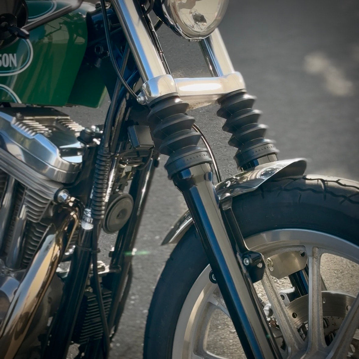 Nice!Motorcycle 39mmフォーク用 アルミショートフェンダー