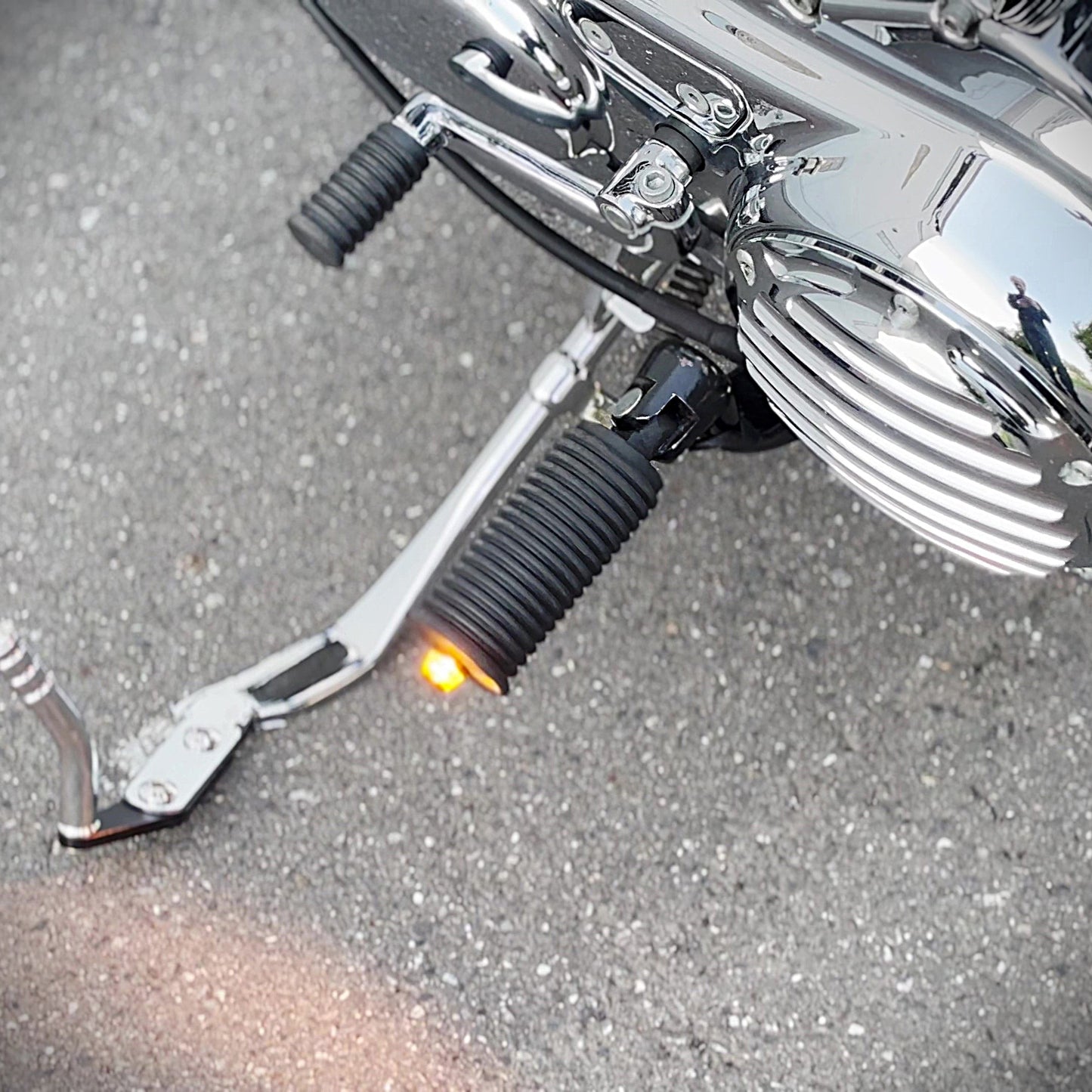 クラシカルステップウィンカー 車検対応 エボ用