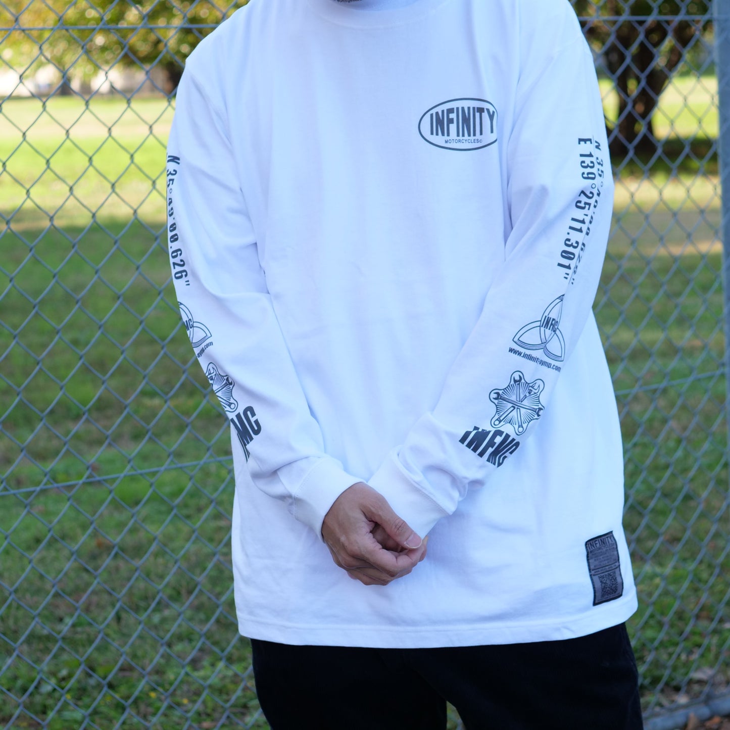 INFINITYオリジナル トリケトラ ロングスリーブTシャツ Original Trichetora Long Sleeve T-Shirt