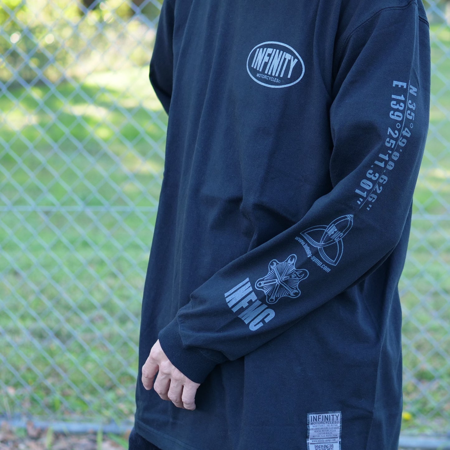 INFINITYオリジナル トリケトラ ロングスリーブTシャツ Original Trichetora Long Sleeve T-Shirt