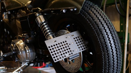 2003年まで エボリューションスポーツスター用 オリジナル サイドナンバーブラケット for sportstar