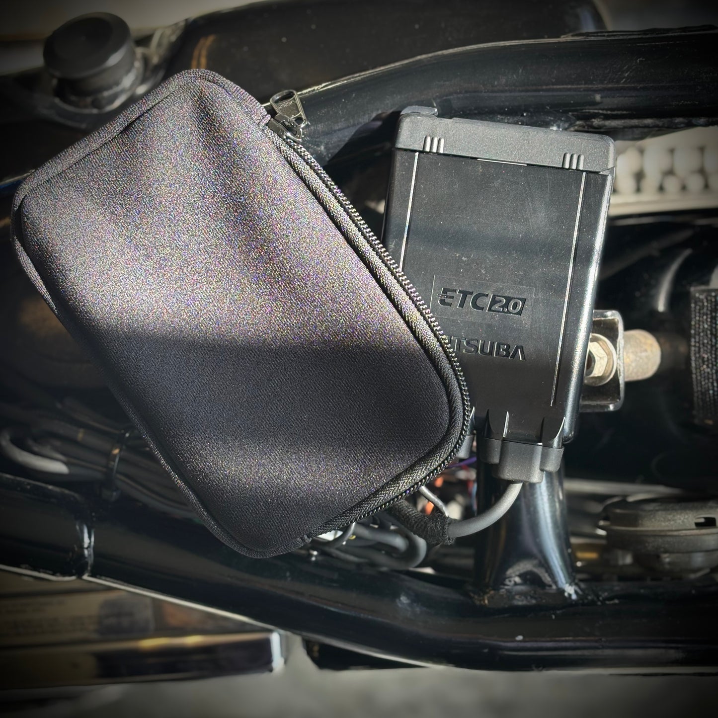 ETC＆ドライブレコーダー本体ポーチ 汎用 W150×D95×H24mm