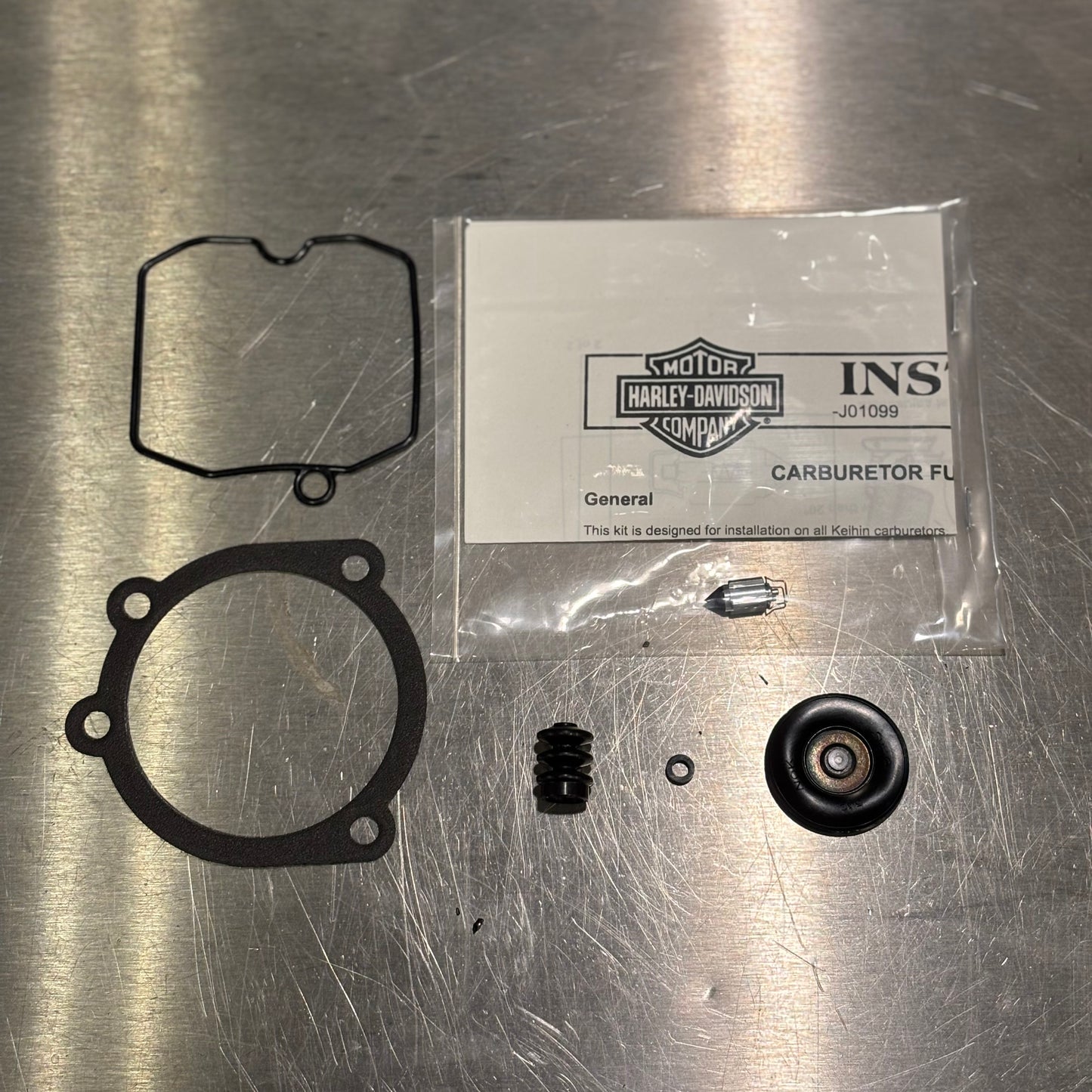 CVキャブレター　オーバーホールキット　純正+ジェームス