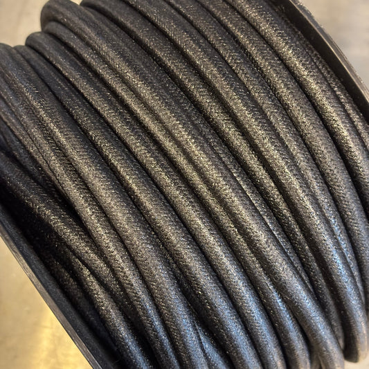 布巻きプラグコード　グラファイトコア　マットブラック　インジェクション フルトラ　ダイナS用